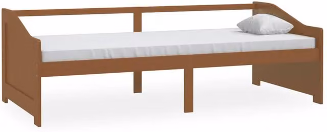 Berkfield Home 3-Seater Day Bed in Honey Brown Solid Pinewood, W/D/H: 200 x 90 x 90 cm – 1