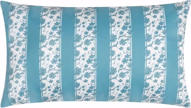 Make It A Home Chelsea Outdoor Cushion in Mineral Blue with Floral Pattern