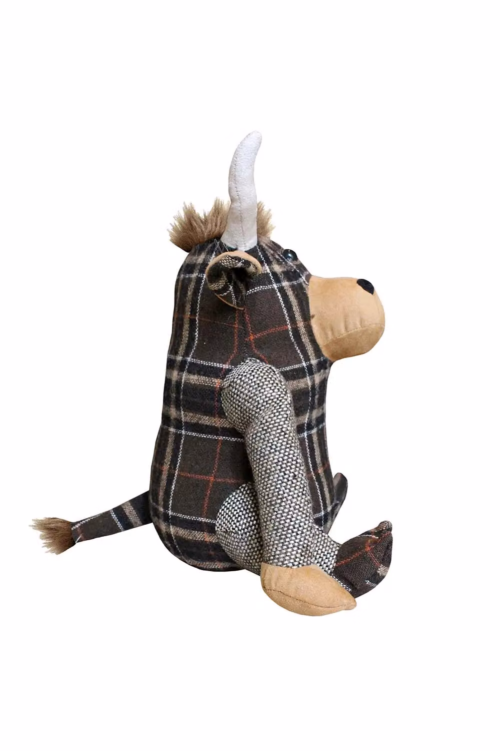 Riva Paoletti Essentials Highland Cow Novelty Door Stop, Multicolour and Brown, W/D/H: 22 x 24 x 15 cm – 2
