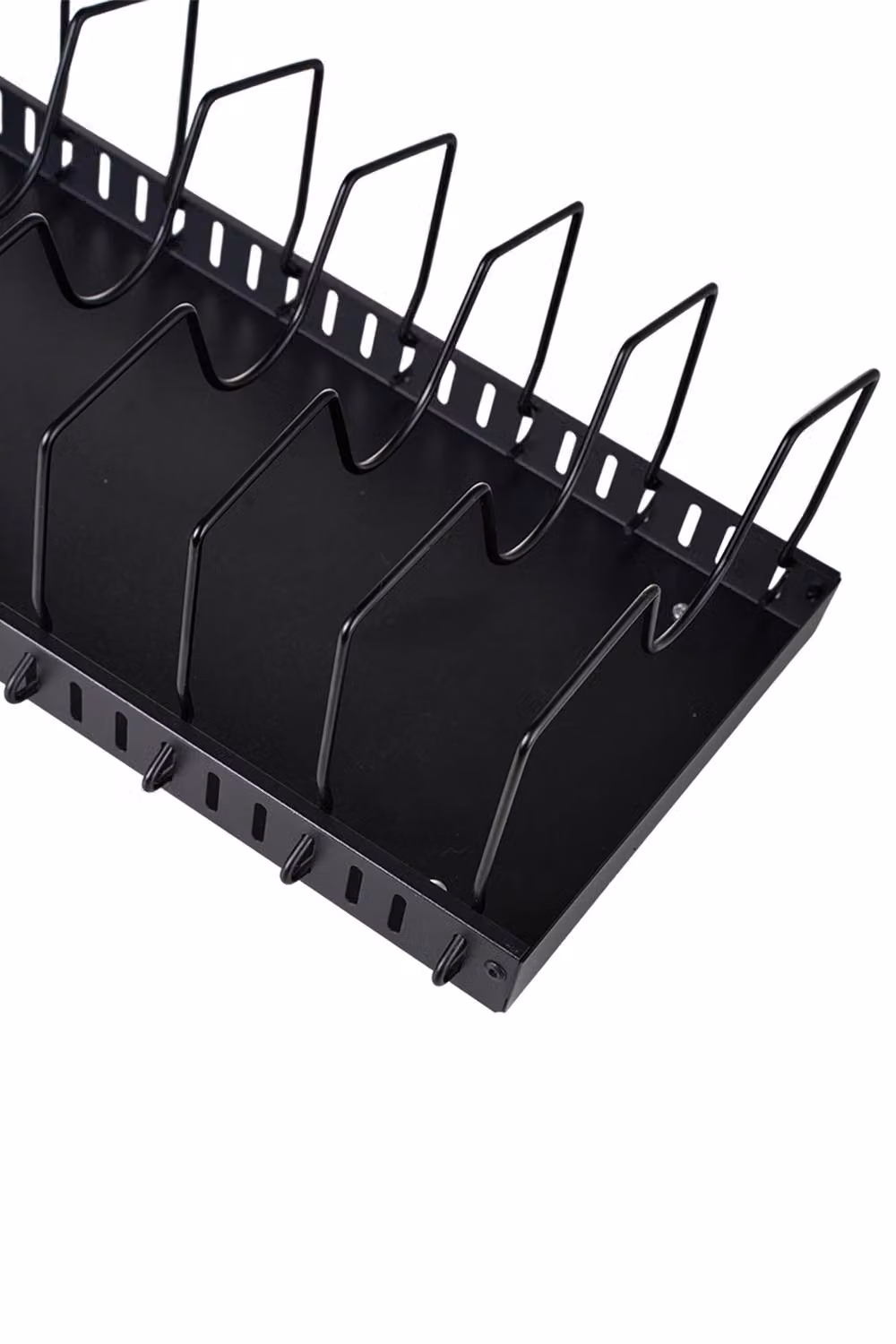 Garden Sanctuary Black Metal Pull-Out Pots and Pans Organiser with 8 Dividers – 4