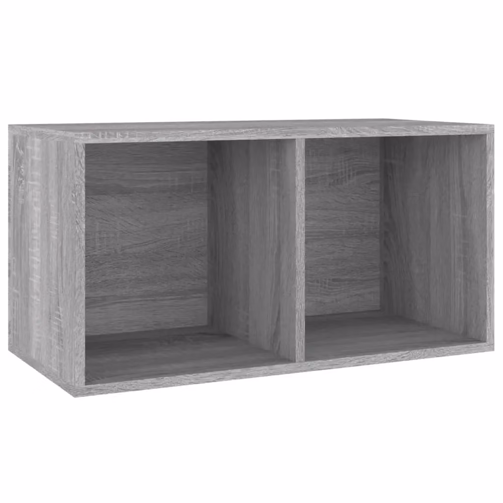 Berkfield Home Vinyl Storage Box in Grey Sonoma, W: 71 cm, D: 34 cm, H: 36 cm – 2