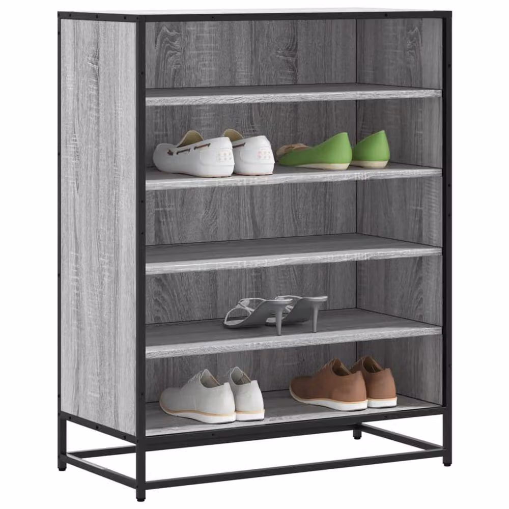 Berkfield Home Grey Sonoma Shoe Cabinet W/D/H: 75 x 38 x 97.5 cm – 2