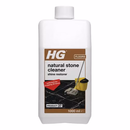 HG Living Natural Stone Cleaner and Shine Restorer, White, 1 l