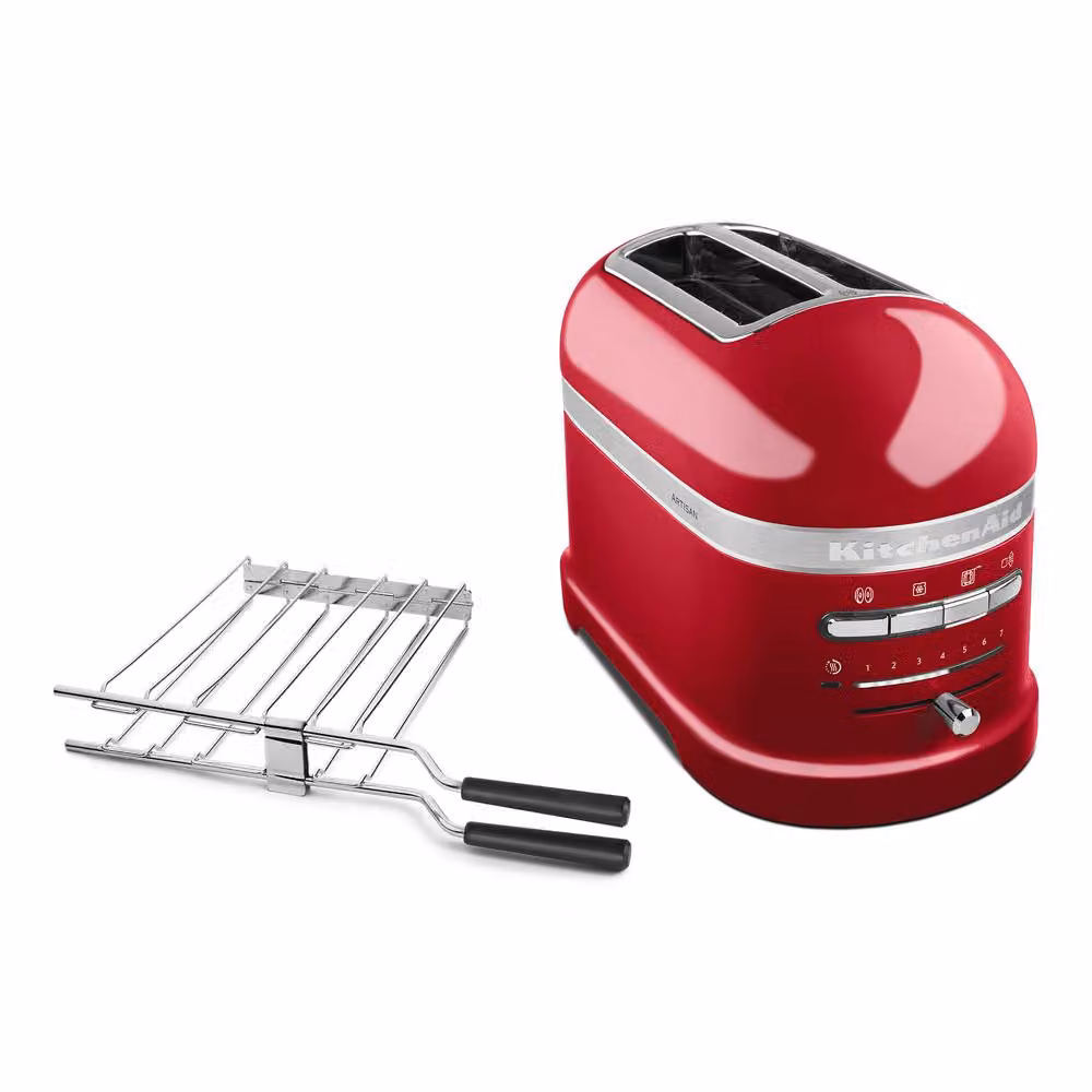 KitchenAid Artisan 2 Slot Metal Toaster with Digital Display in Red – 3