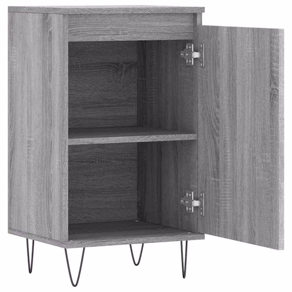 Berkfield Home Grey Sonoma Sideboard in Engineered Wood, W/D/H: 40 x 35 x 70 cm – 3