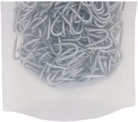 Unifix Galvanised Steel Staples, Silver, 25 x 2.65 mm, Box of 5