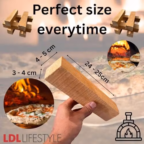 Ardente Kiln Dried Beech Wood Pizza Oven Logs, 10 kg – 4