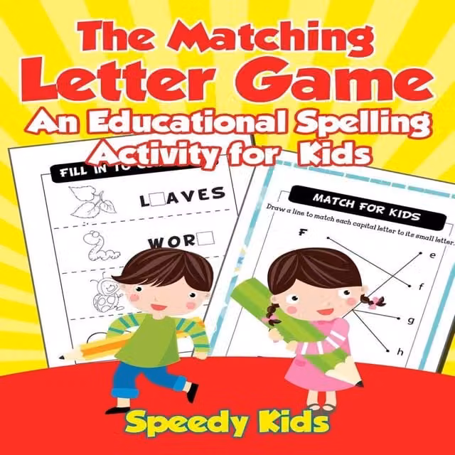 Speedy Kids The Matching Letter Game Multicolour Educational Spelling Activity