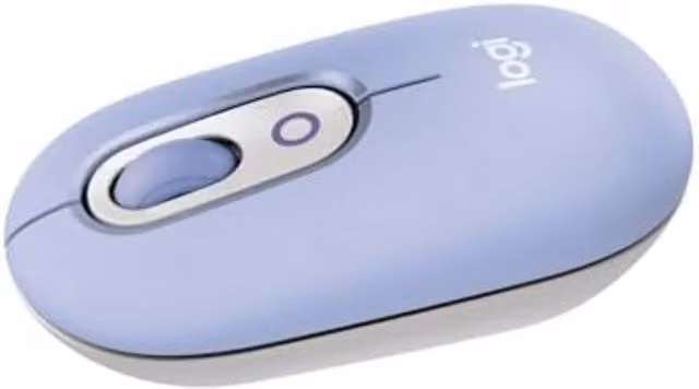 Logitech Pop Wireless Bluetooth Mouse in Purple