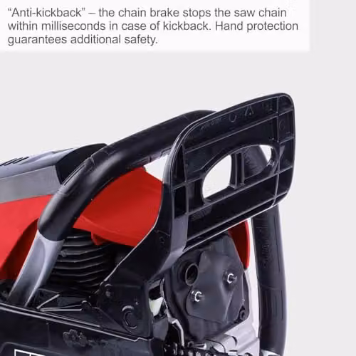 Scheppach PCS46 Petrol Chainsaw in Red with 45 cm ProCut Blade and 46cc 2-Stroke Engine – 2