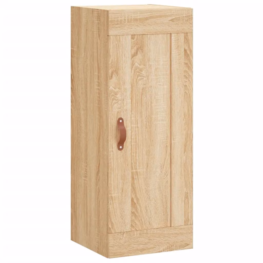 Berkfield Home Wall Mounted Sonoma Oak Cabinet in Brown, W/D/H: 34.5 x 34.5 x 90 cm – 2