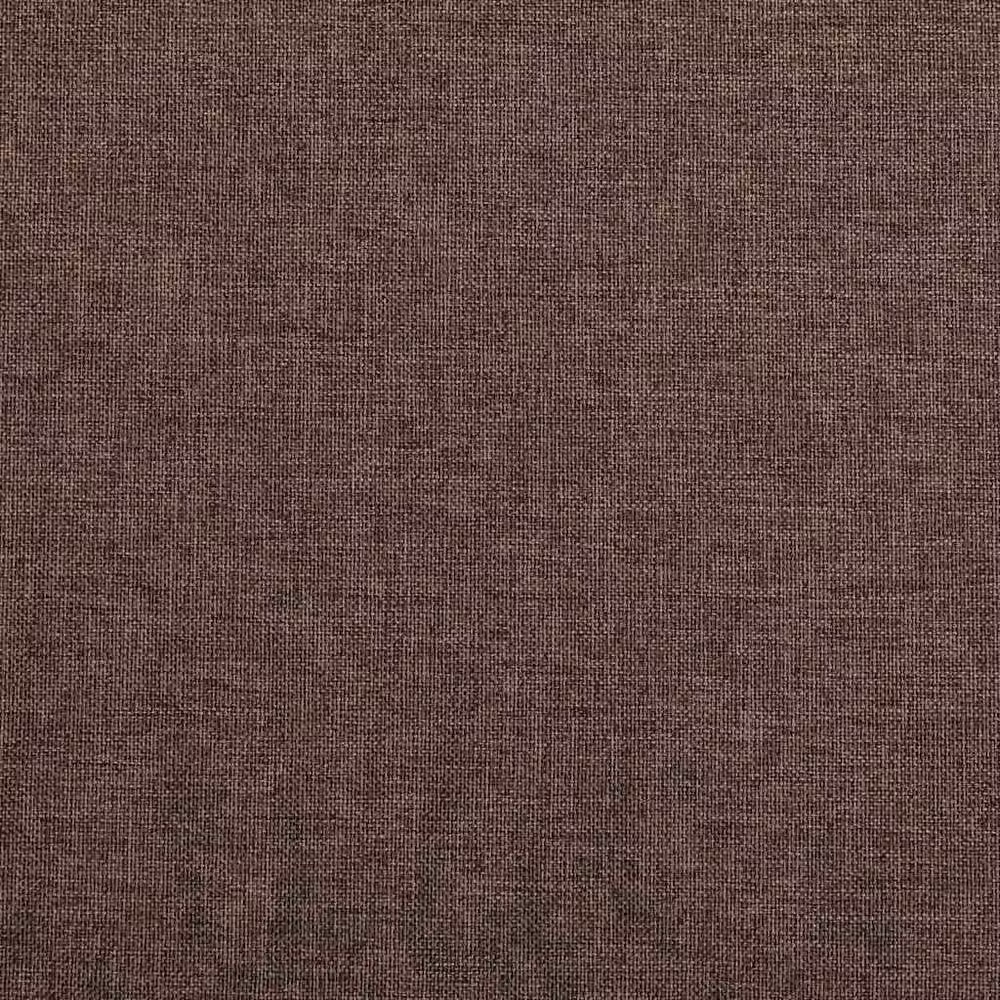 Berkfield Home Linen-Look Blackout Curtains with Hooks, 2 Pack, Brown, W: 140 cm, H: 225 cm – 3