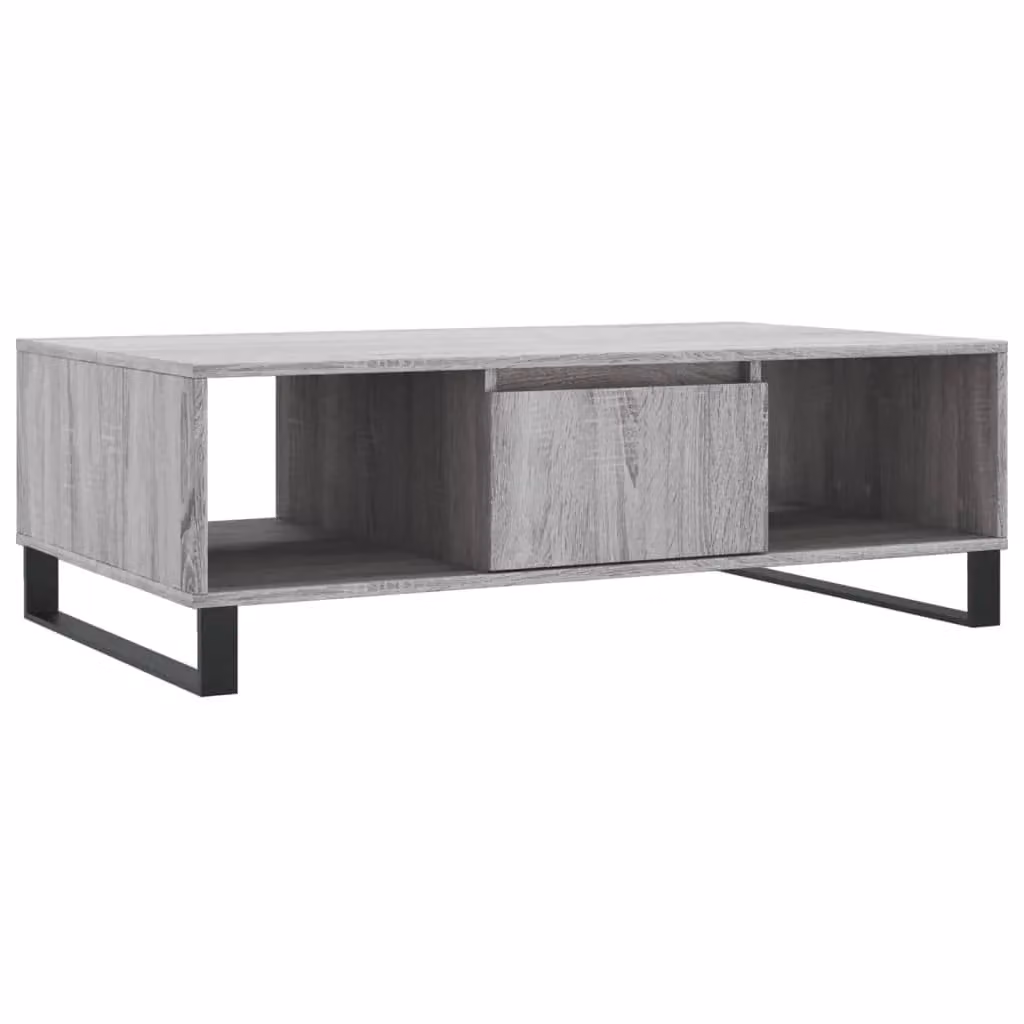 Berkfield Home Grey Sonoma Coffee Table, W: 104 cm, D: 60 cm, H: 35 cm – 2
