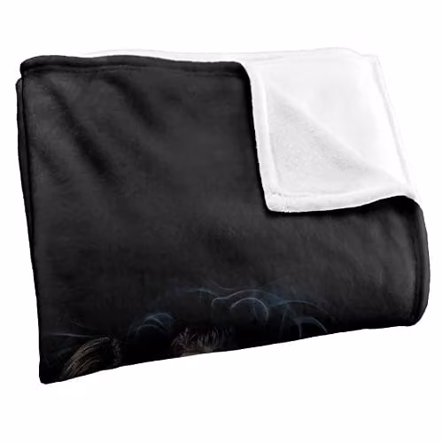 LOGOVISION Vampire Diaries Hearts Desire Super Soft Fleece Throw Blanket, White and Multicolour, W/D/H: 152 x 127 cm – 2