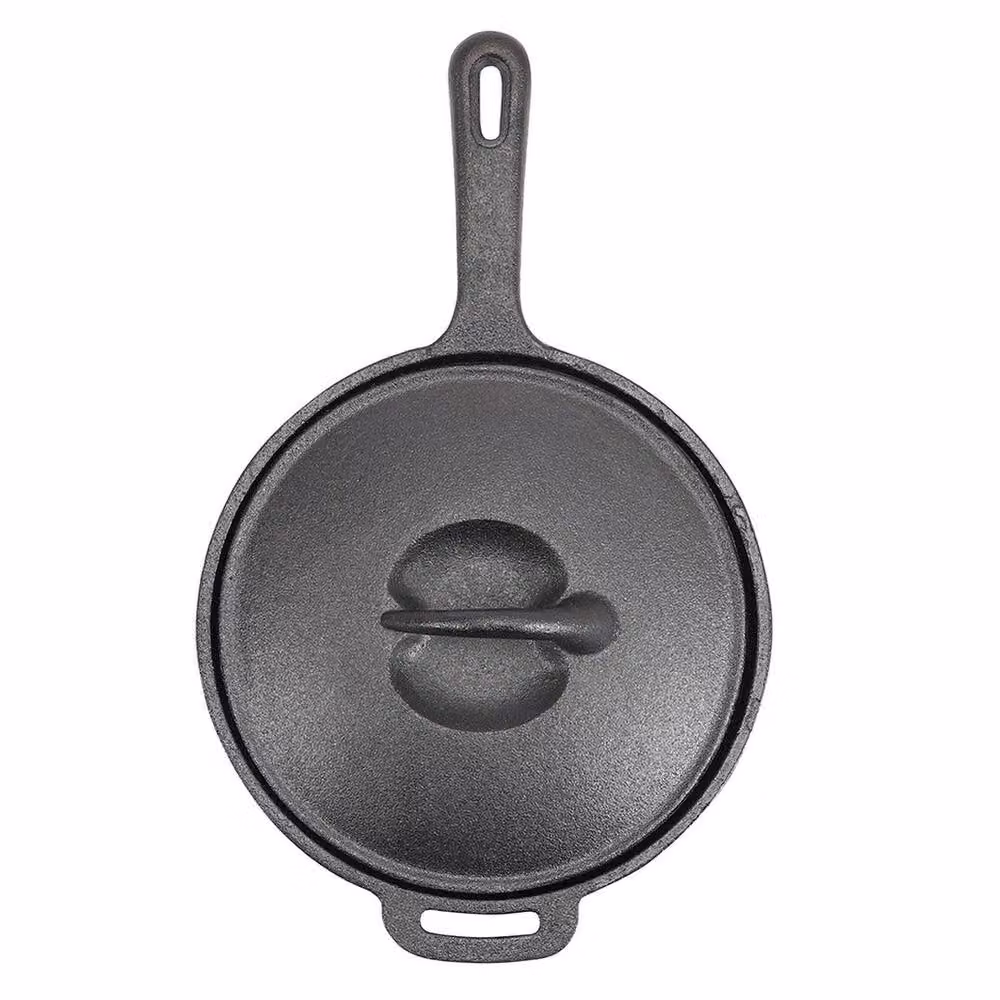 SPETLEK Non-Stick Black Cast Iron Covered Saucepan – 3