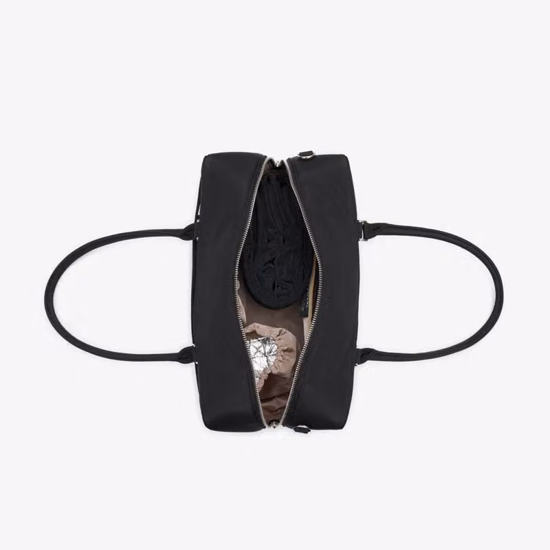 Tiba + Marl Riley Compact East-West Changing Bag in Black with Silver Details – 4