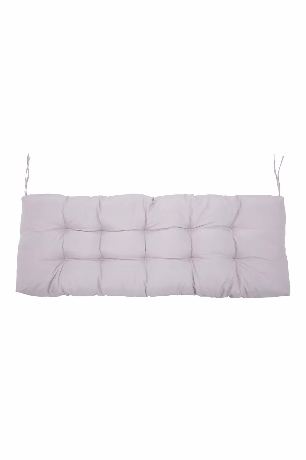 Living and Home Waterproof Grey Polyester Patio Bench Seat Cushion, W: 130 cm, D: 50 cm – 2