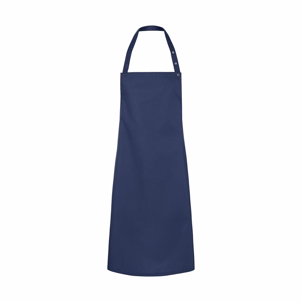 Karlowsky Santorini Press Stud Bib Apron in Dark Blue – 2