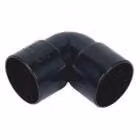 FloPlast 32mm Black Solvent Weld 90 Degree Knuckle Bend