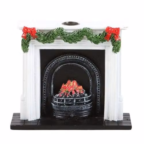 KDMD Christmas Fireplace Backflow Incense Burner in Black, Red and White – 1