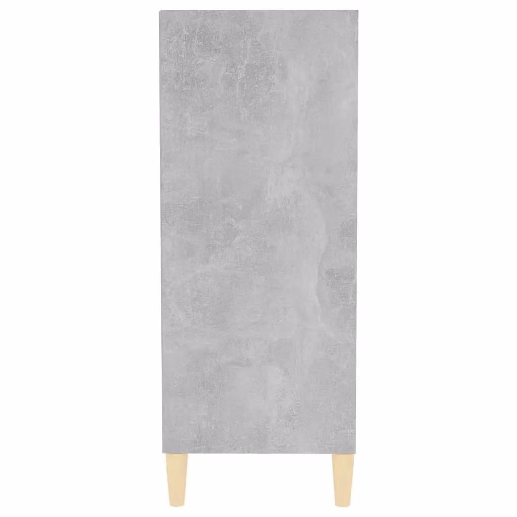 Berkfield Home Modern Sideboard in Concrete Grey, W/D/H: 57 x 35 x 90 cm – 3