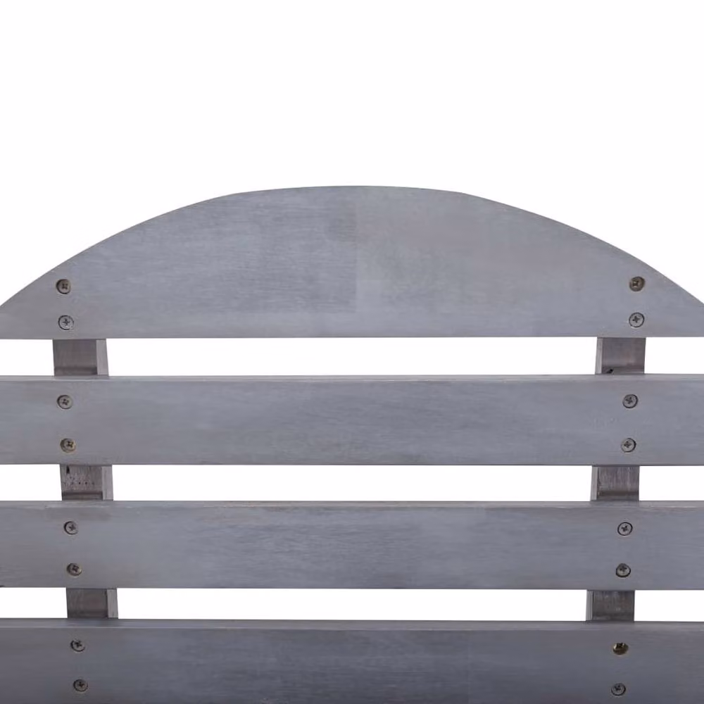 Berkfield Home Adirondack Chair in Grey Solid Acacia Wood – 3