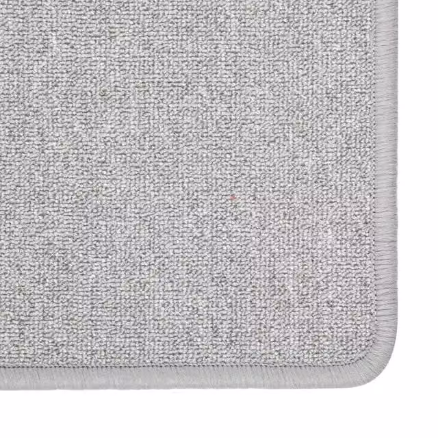 Berkfield Home Elegant Carpet Runner in Light Grey, W: 80 cm, L: 400 cm