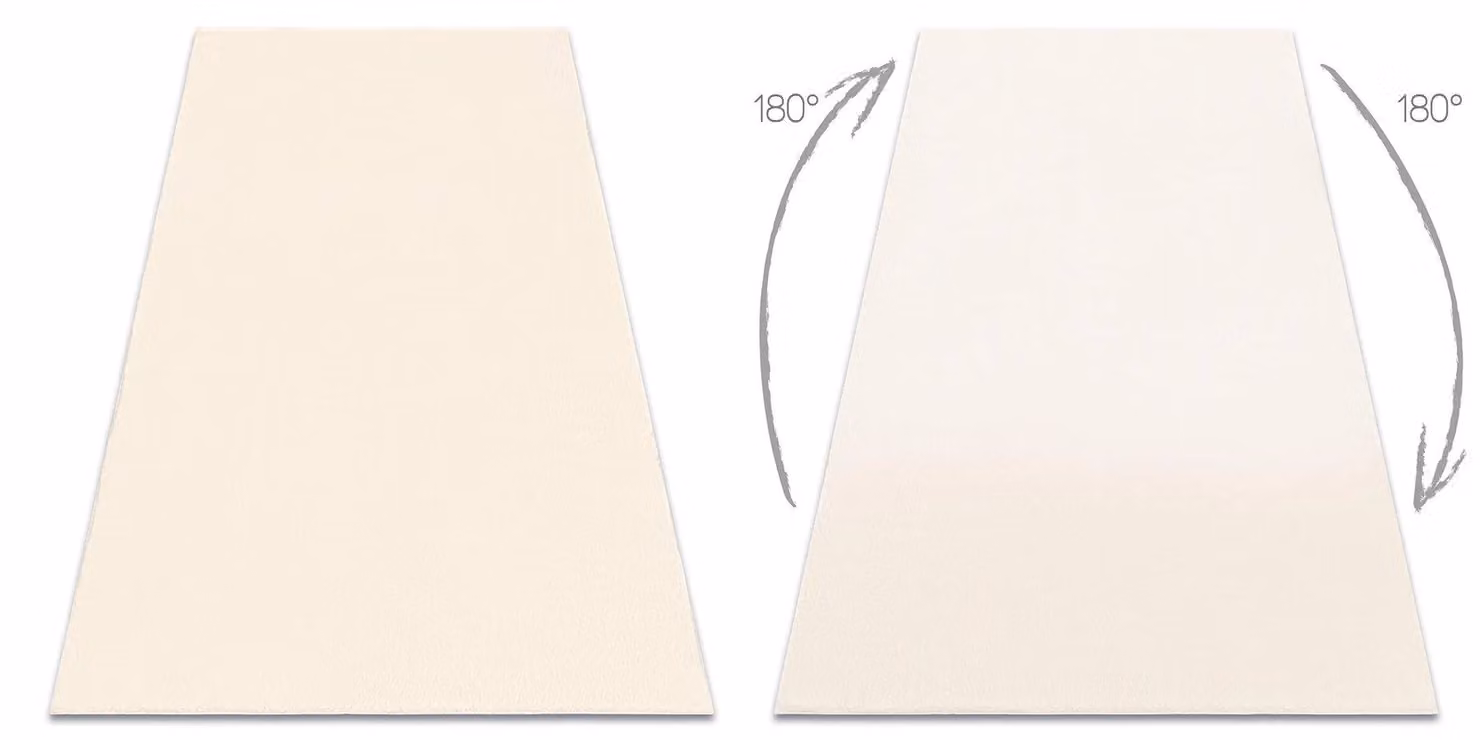RugsX Lindo Yellow Rectangular Polyester Rug, W: 80 cm, L: 150 cm