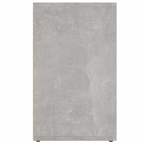 vidaXL Set of 2 Modern Grey MDF Shoe Cabinets with 12 Compartments and Hinged Doors – 4
