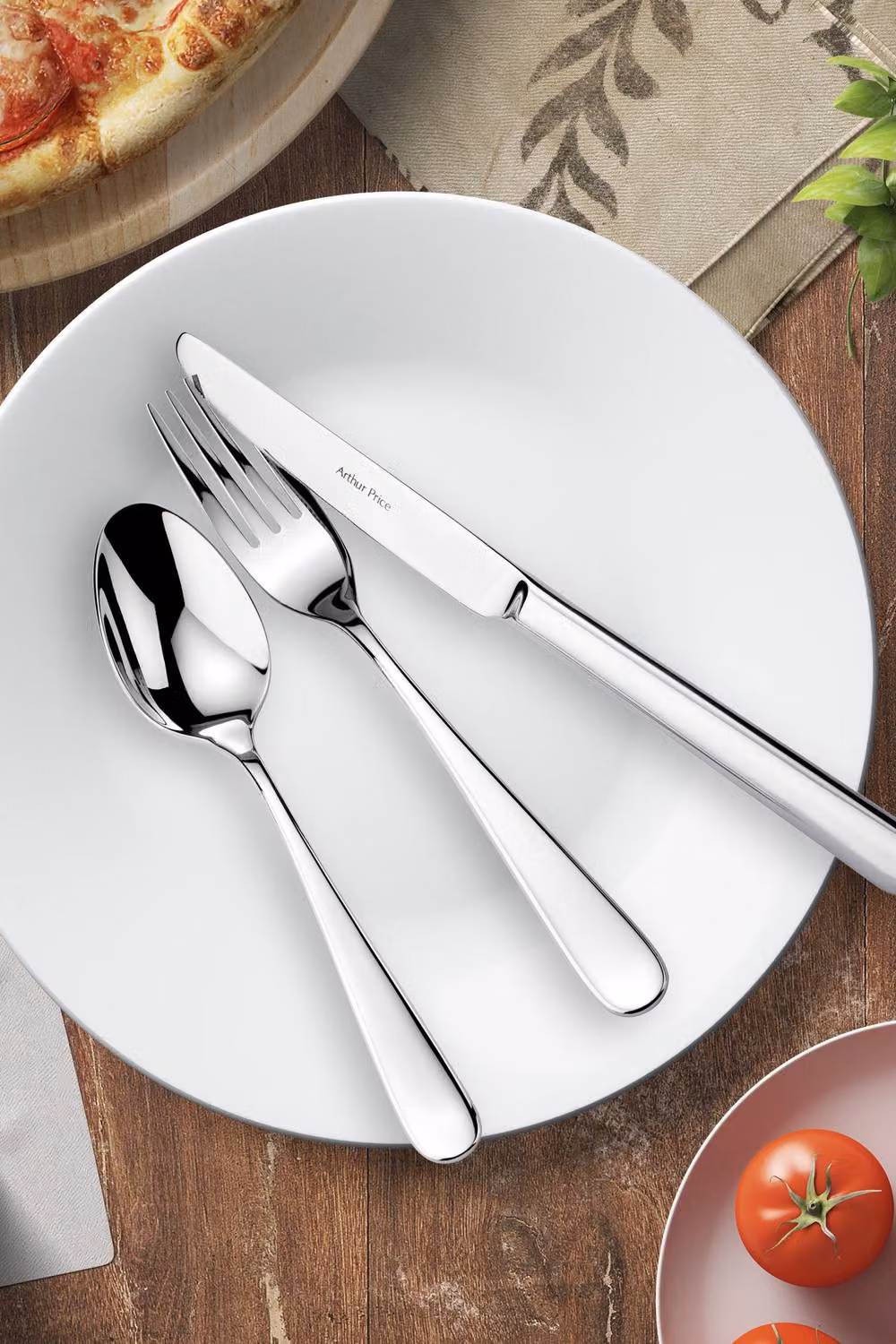 Arthur Price Signature Pisa 42 Piece Stainless Steel Cutlery Set in Silver for 6 People – 5