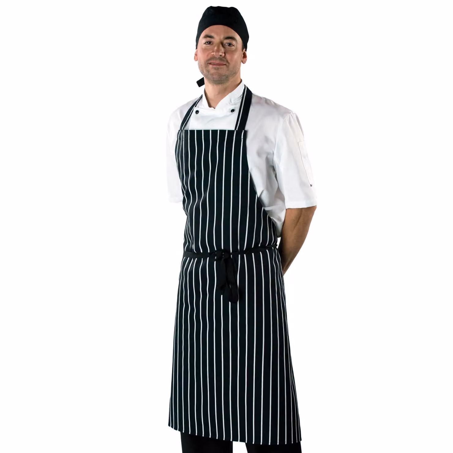 Dennys Navy Blue Cotton Stripe Apron for Adults – 2