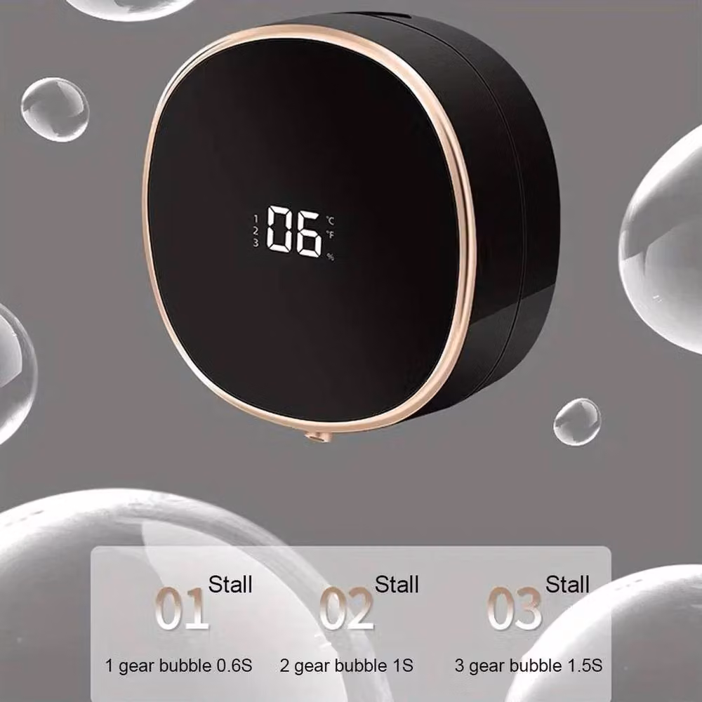 NESTLUNE Automatic Touchless Foaming Soap Dispenser in Black – 4