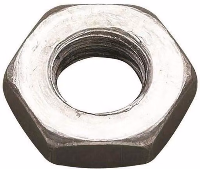 Metalmate Hexagon Lock Nut ZP M24 Grey (Box of 10)