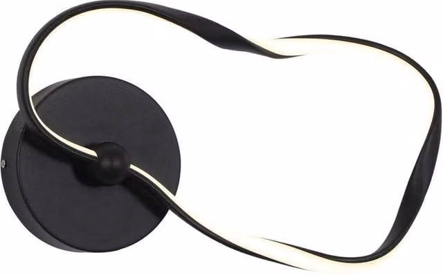Netlighting Amaya Modern LED Wall Lamp in Black with Adjustable CCT
