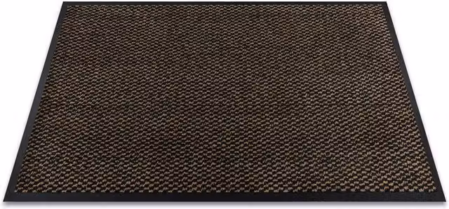 RugsX Texas 403 Weatherproof Polypropylene Doormat in Beige, W: 80 cm, D: 50 cm