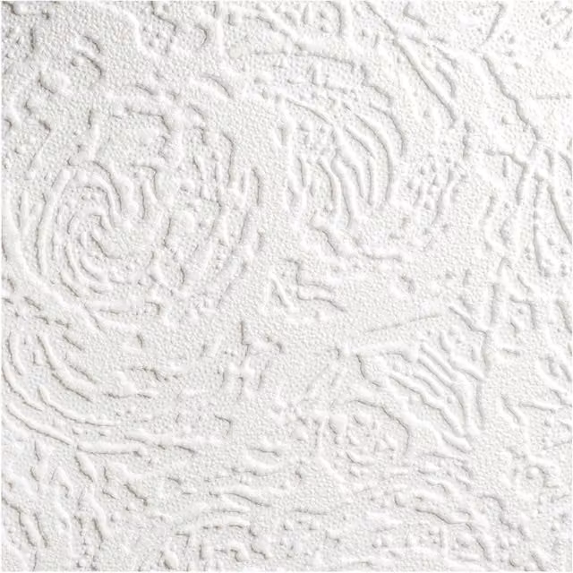 Superfresco White Abstract Paintable and Washable Vinyl Wallpaper Roll, Width: 52 cm