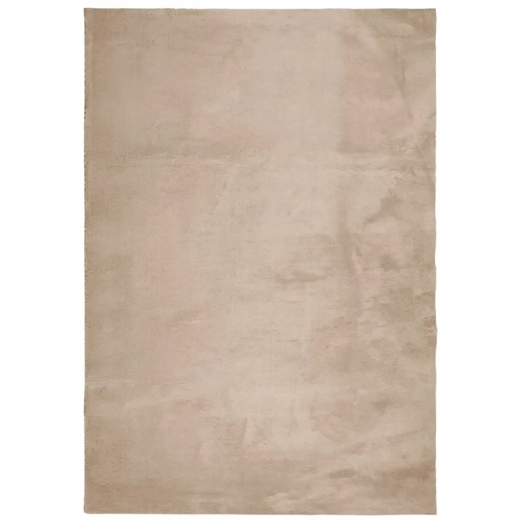Berkfield Home HUARTE Short Pile Washable Rug in Sand and Brown, W/D/H: 160 x 230 cm – 1