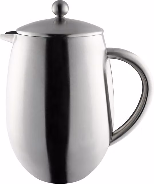 Café Olé BFD Satin Stainless Steel Cafetiere, Silver, 350ml