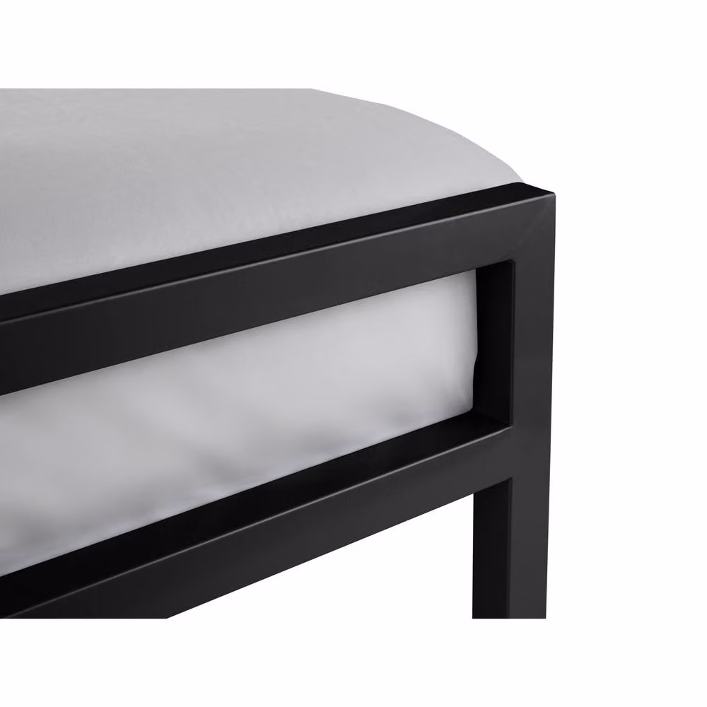 Cheshire Lagoon Metal Bed in Matt Black, Double (135cm) – 3