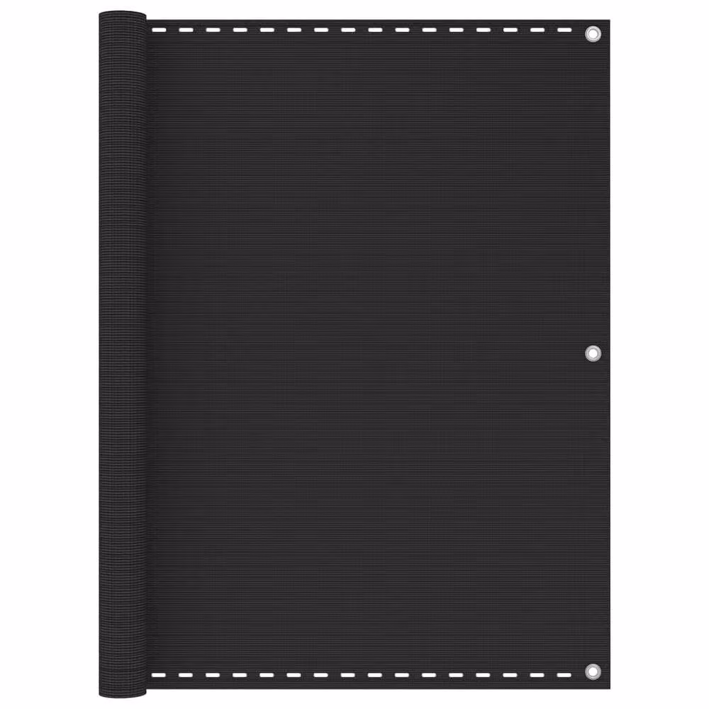 Berkfield Home Balcony Screen in Anthracite and Black, W: 120 cm, D: 400 cm – 2
