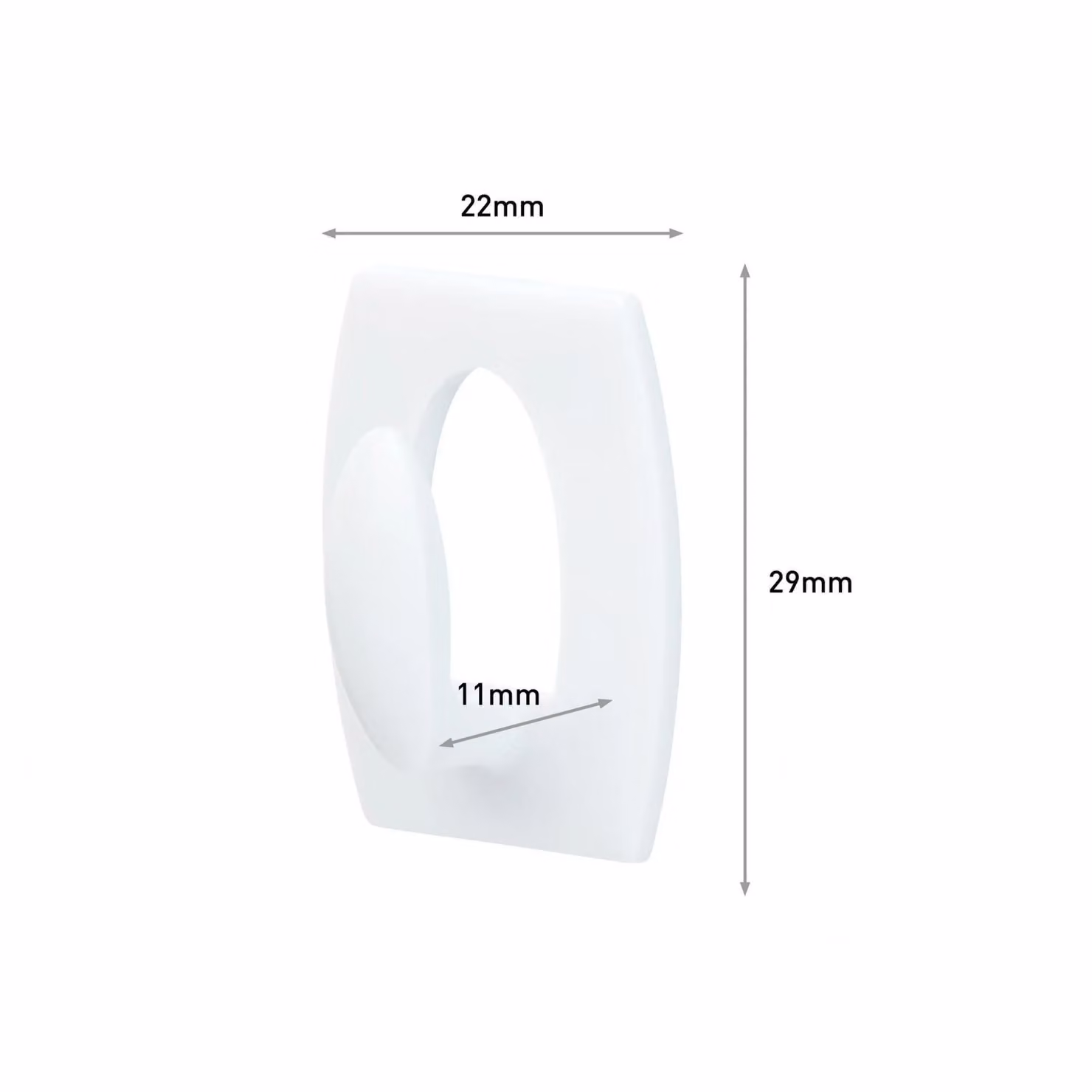 Command White Mini Wall Hooks – 2
