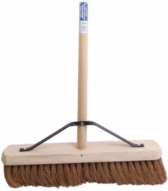 Faithfull Soft Coco Broom with Stay in Multi Colour