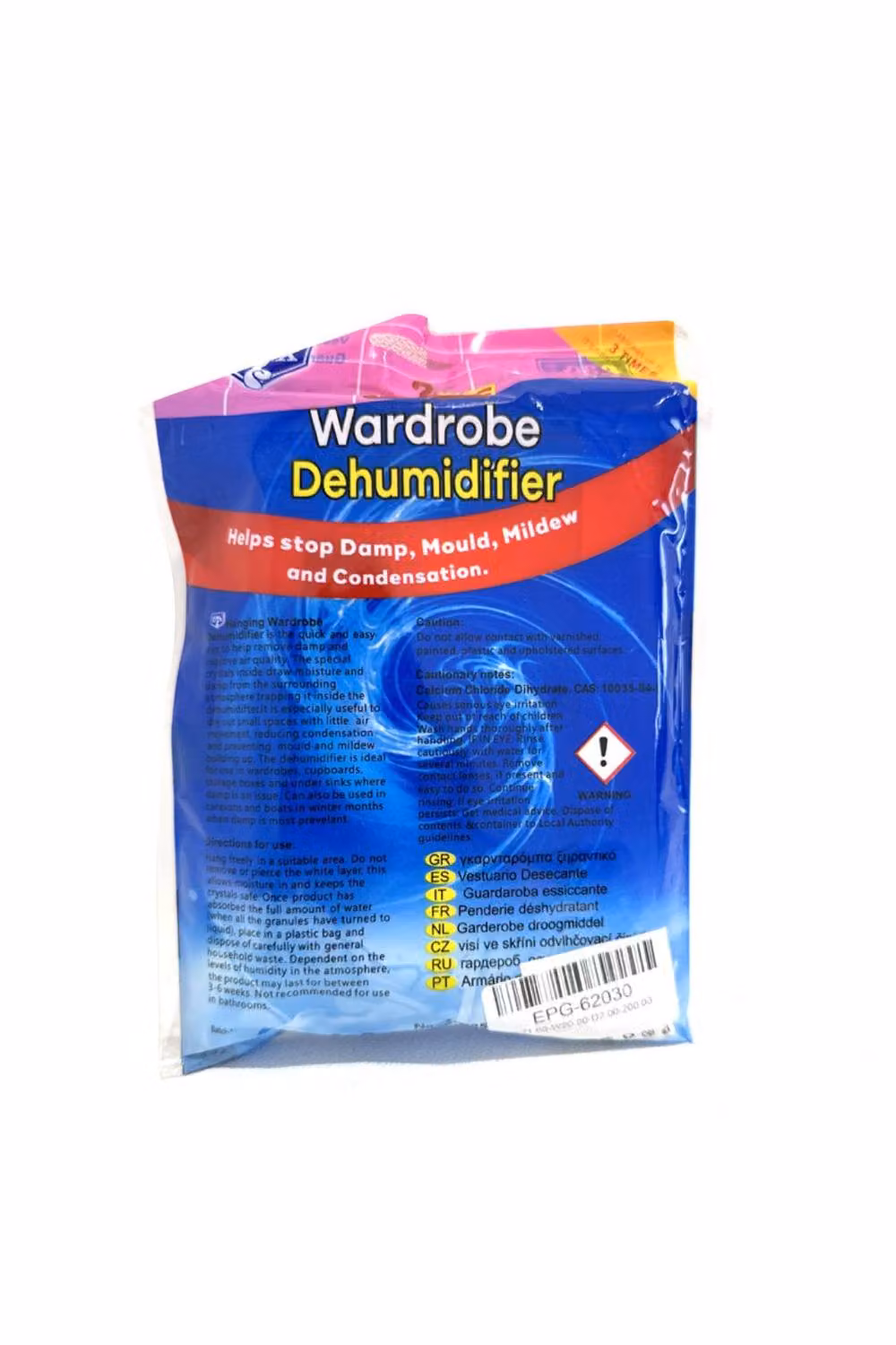 KDMD Hanging Moisture Absorber Dehumidifier Bags for Wardrobes in Blue – 2