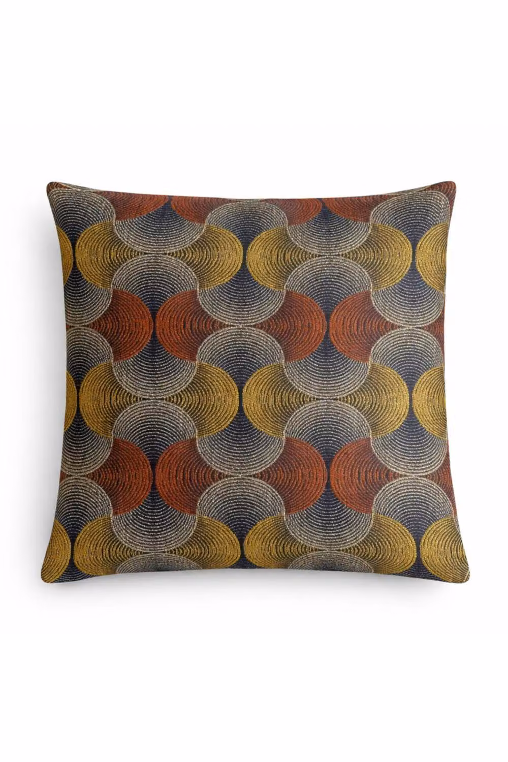 KDMD Classic Urban Swirl Cotton Cushion Cover, Multicolour, W/D/H: 45 x 45 x 1 cm – 2
