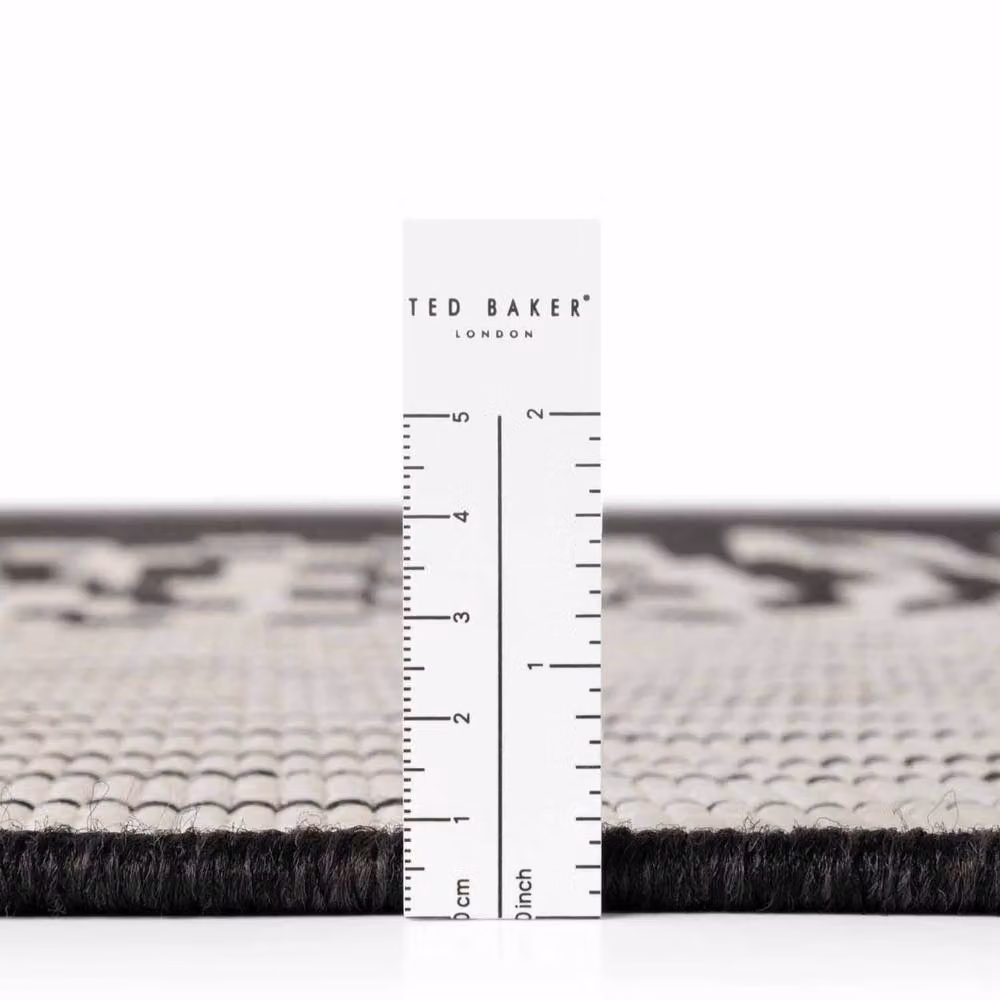 Ted Baker Acacia Reversible Geometric Indoor and Outdoor Rug in Black, W: 200 cm, D: 300 cm – 6