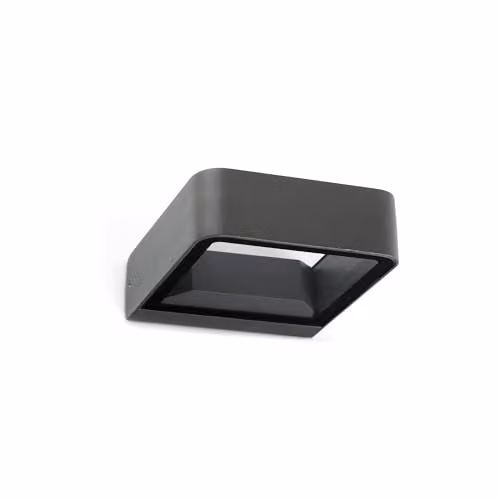 Faro Barcelona Axel LED Up Down Outdoor Wall Light, Grey, IP65, 4W Warm White