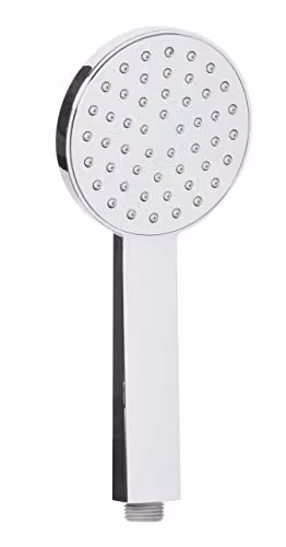 Croydex Keila Aqua Air Water Saving Shower Head in Chrome with Rub Clean Nozzles and Universal 1/2 inch B.S.P. Connection