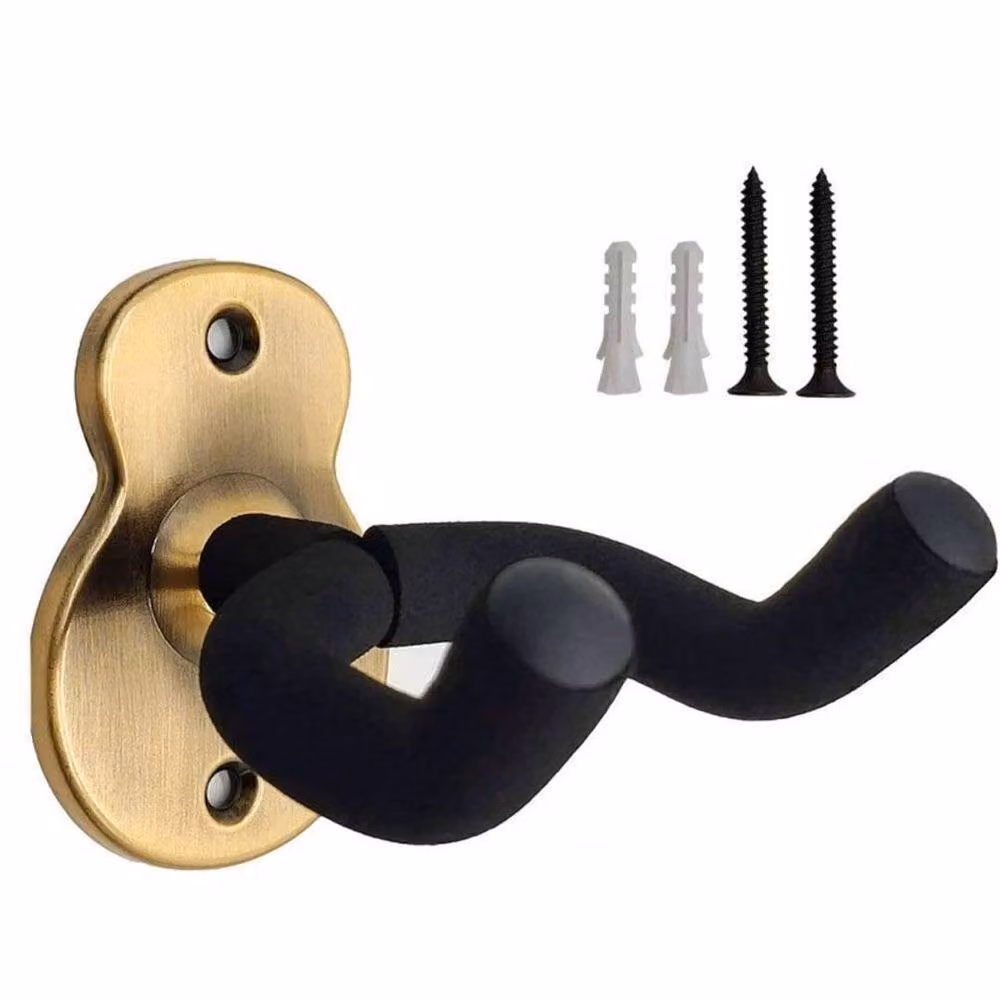 Kelvenix Rotating Metal Guitar Wall Mount Hanger Hook in Bronze – 3