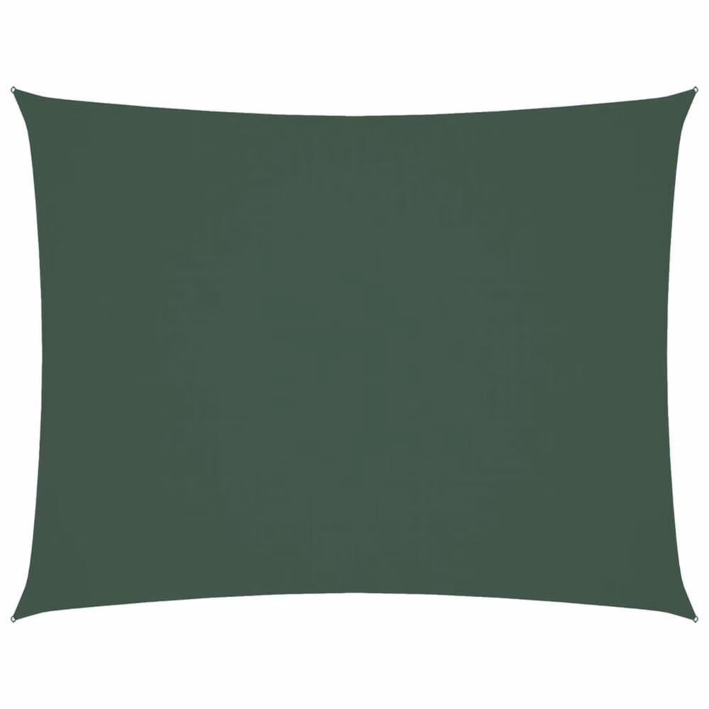 Berkfield Home Rectangular Oxford Fabric Sunshade Sail in Dark Green, W: 3 m, D: 2 m – 1