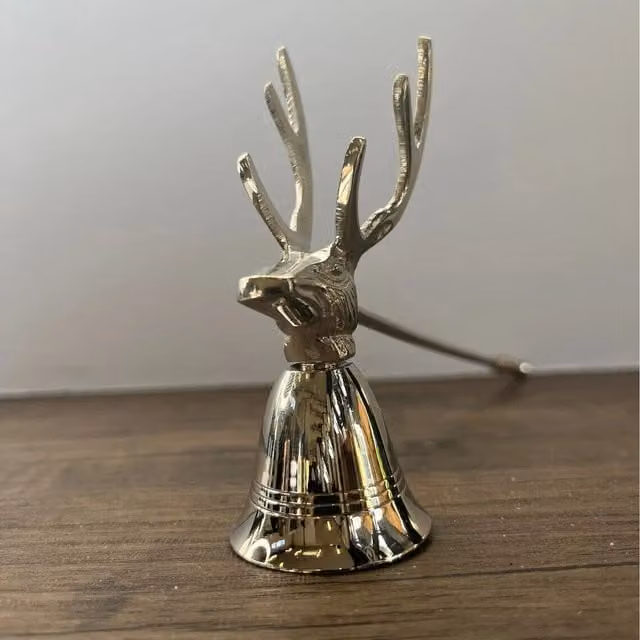 Marco Paul Reindeer Candle Wick Snuffer in Silver